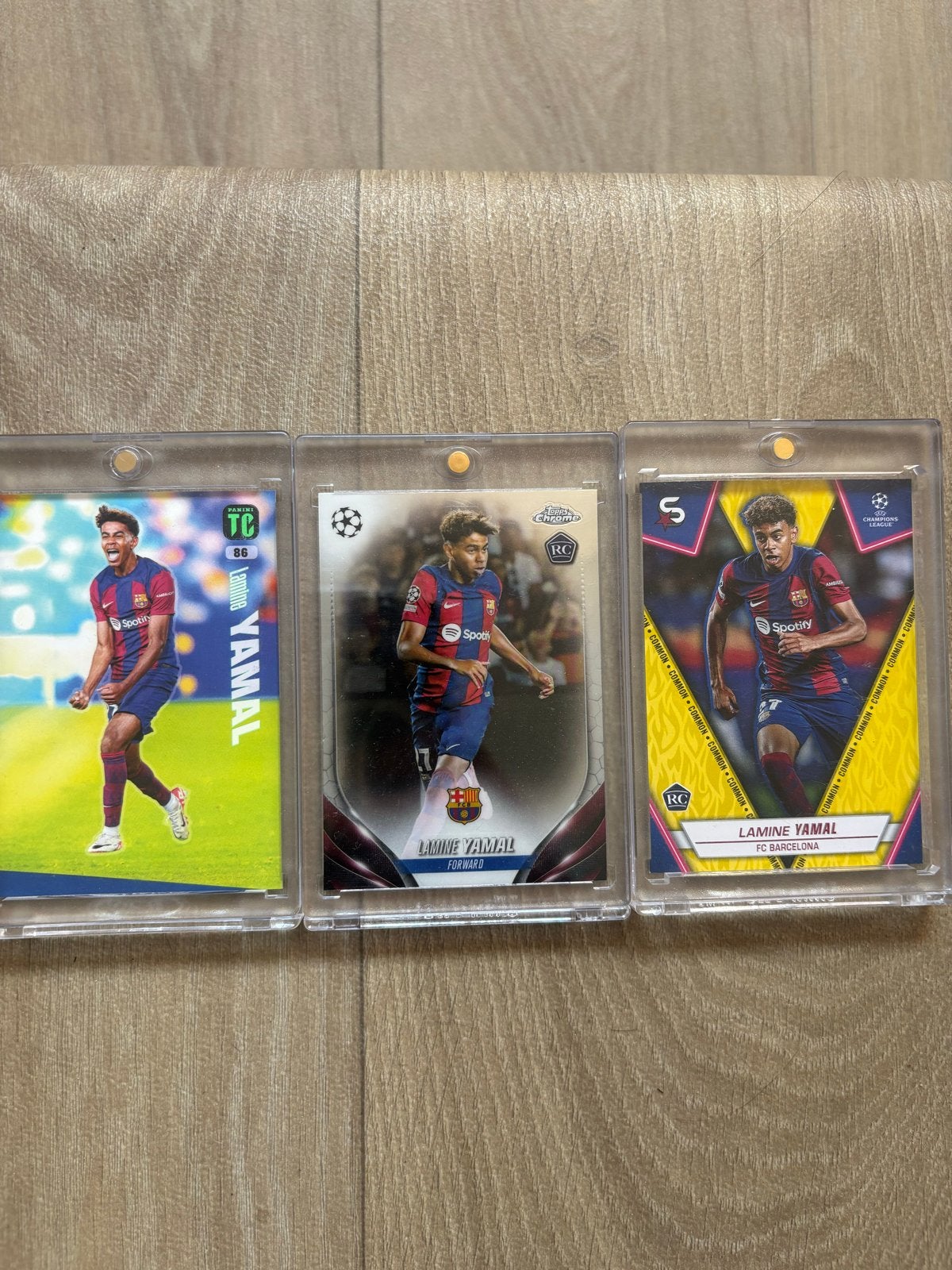 Lamine Yamal Topps Chrome Rookie Kaarten - FC Barcelona, Ophalen of Verzenden, Zo goed als nieuw, Buitenlandse clubs, Spelerskaart