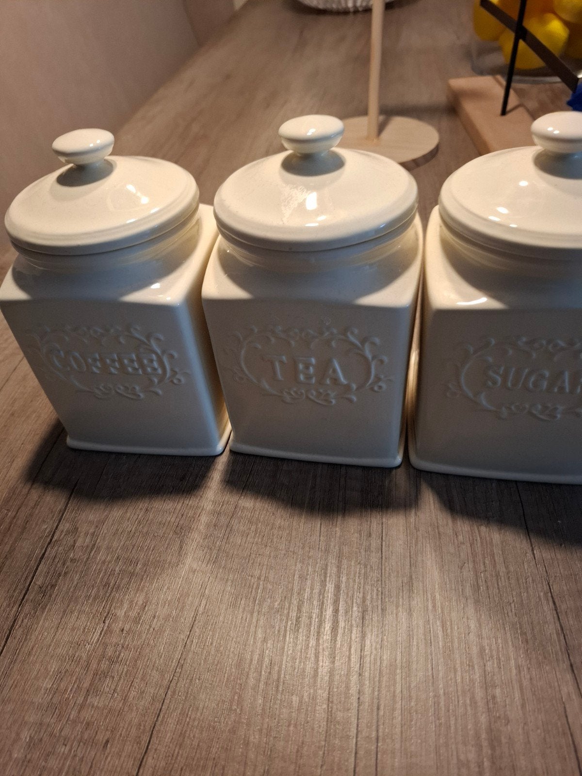 koffie thee suiker potten, Ophalen of Verzenden, Overige materialen, Pot, Bus of Blik