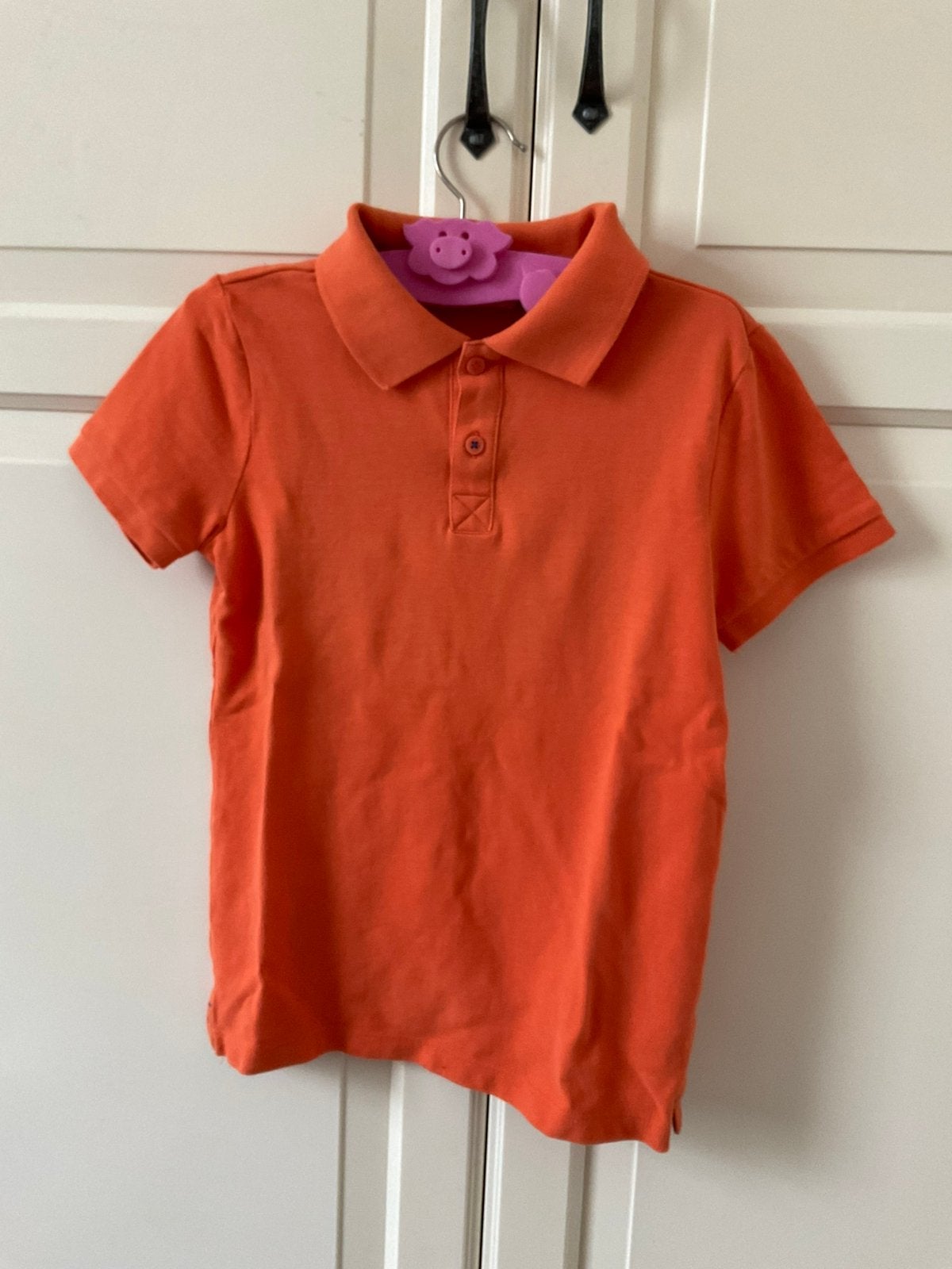 Oranje polo shirt maat 134, leuk voor het WK, Kinderen en Baby's, Ophalen of Verzenden, Gebruikt, Jongen of Meisje