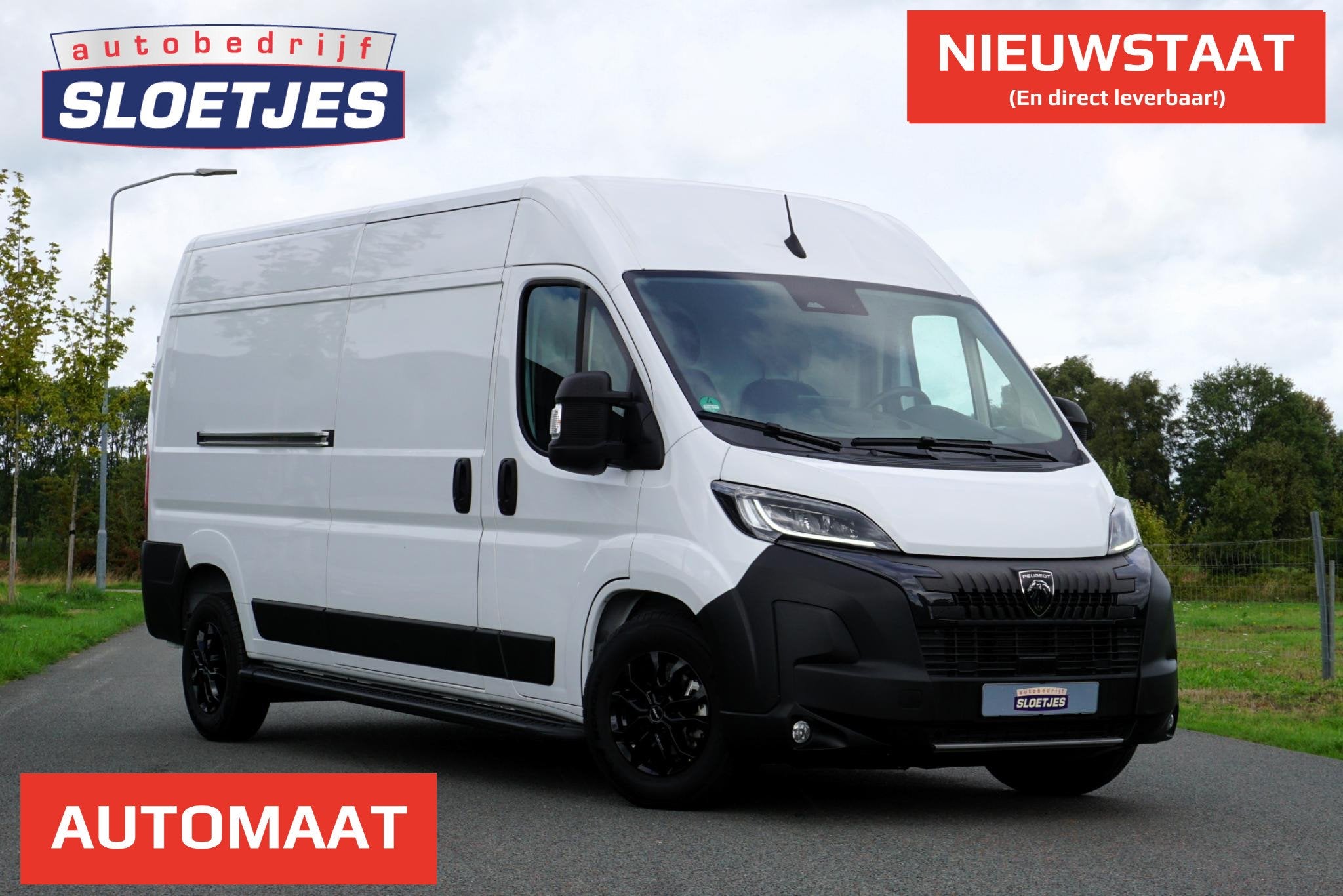 Peugeot Boxer 2.2 BlueHDi 140 L3H2 3.5t in Nieuwstaat |Mooie, Auto's, Gebruikt, 4 cilinders, Wit, Diesel