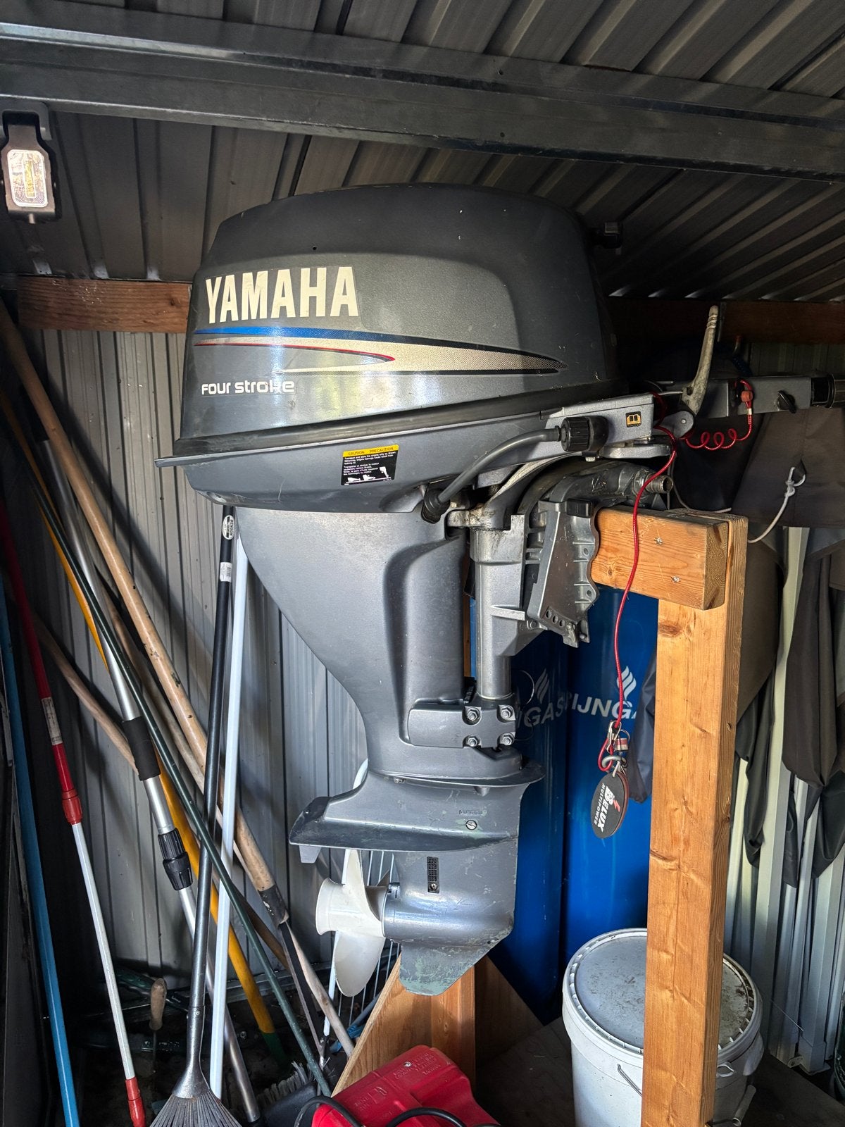 Yamaha 10pk 4-takt kortstaart buitenboordmotor, Watersport en Boten, Buiten- en Binnenboordmotoren, Ophalen, 10 tot 30 pk, Gebruikt
