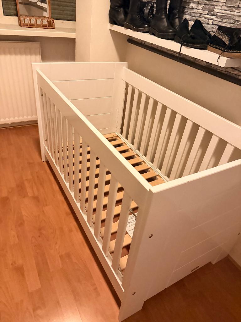 Ledikant bopita wit, Kinderen en Baby's, Babywiegjes en Ledikanten, Ophalen, Gebruikt, Ledikant