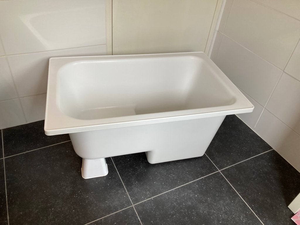 Marinda zitbad - wit - in nette staat, Ophalen, Gebruikt, Overige typen, 50 tot 100 cm