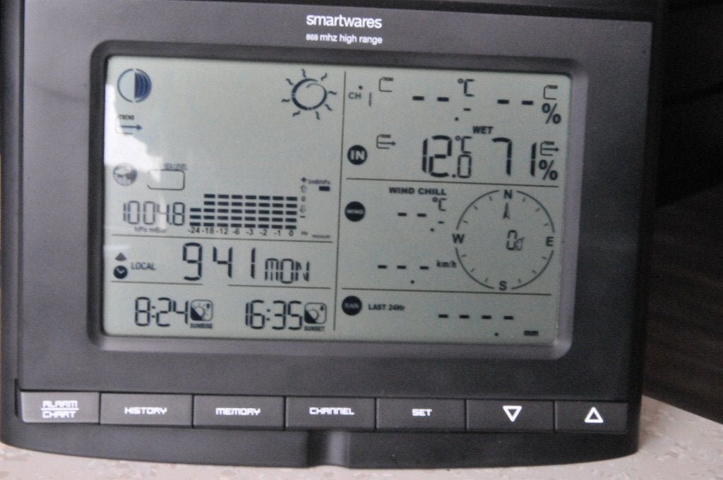Digitaal weerstation, Audio, Tv en Foto, Weerstations en Barometers, Zo goed als nieuw, Weerstation, Ophalen of Verzenden