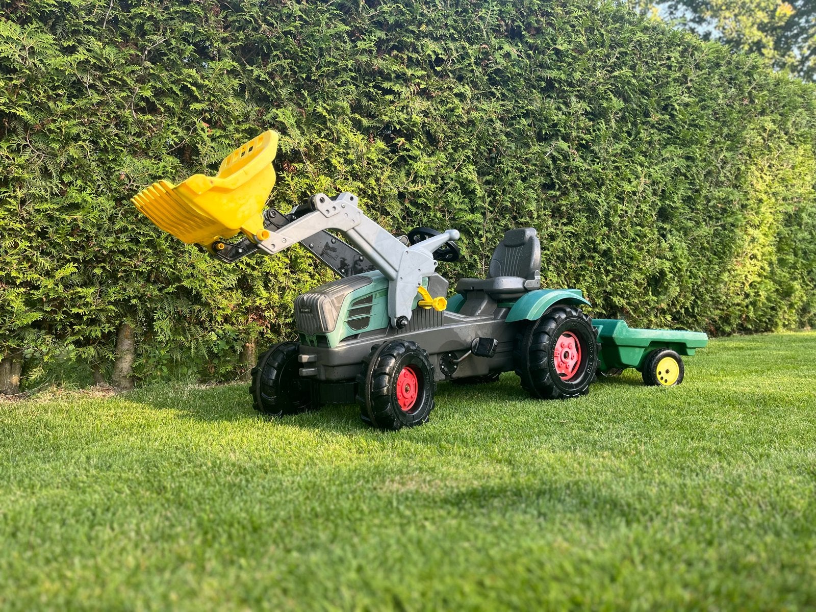Fendt Traptrekker met Bakken en Pin, Kinderen en Baby's, Speelgoed | Buiten | Voertuigen en Loopfietsen, Ophalen of Verzenden