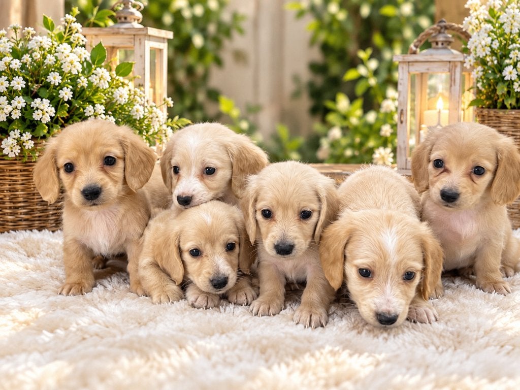 Teckels, Dieren en Toebehoren, Particulier, 8 tot 15 weken, Buitenland, Dwerg