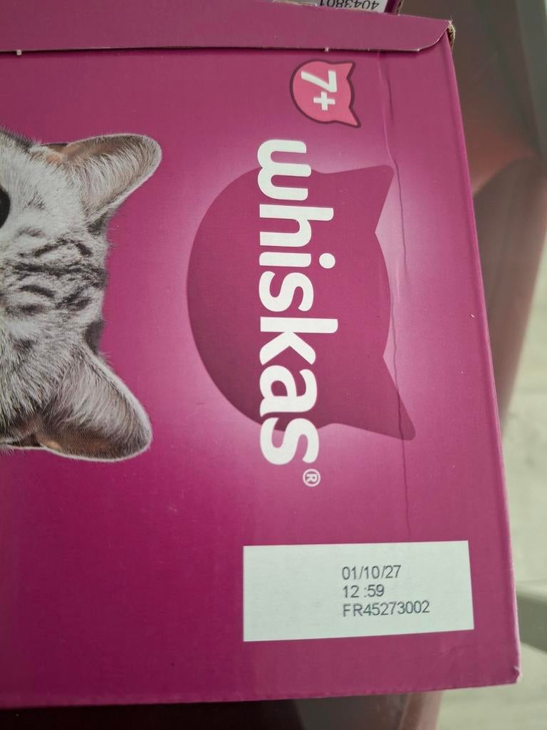 Whiskas/Perfect Fit kattenvoer  5x, plus 1 aangebroken doos, Ophalen, Nieuw