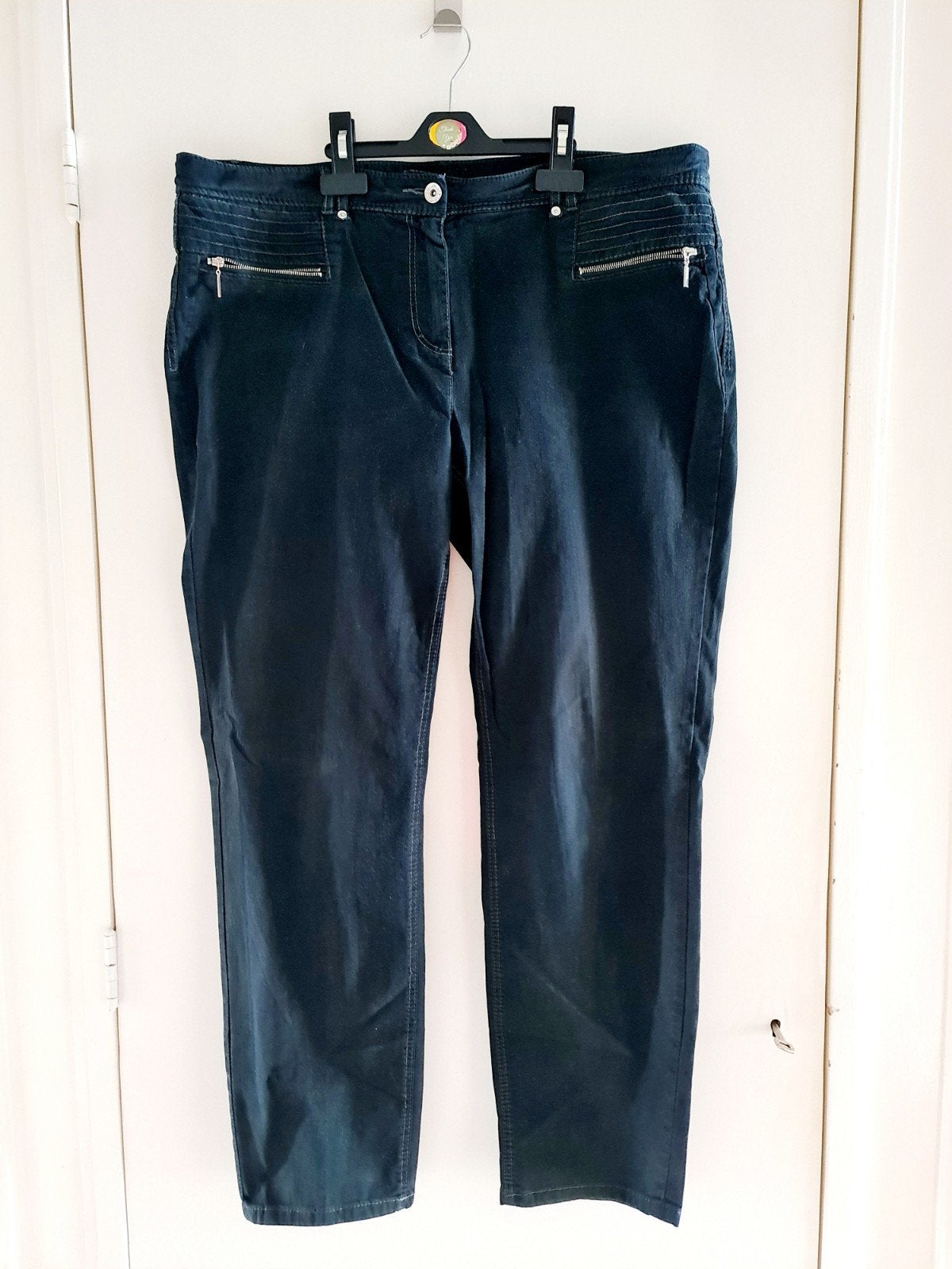Zwarte Canda jeans maat 44, Zwart, Ophalen of Verzenden, Zo goed als nieuw, W33 - W36 (confectie 42/44)