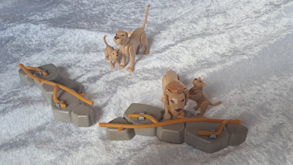 z.g.a.n Playmobil leeuwen, dierentuin, verblijf, welpen, Ophalen of Verzenden, Zo goed als nieuw, Losse onderdelen, Overige typen
