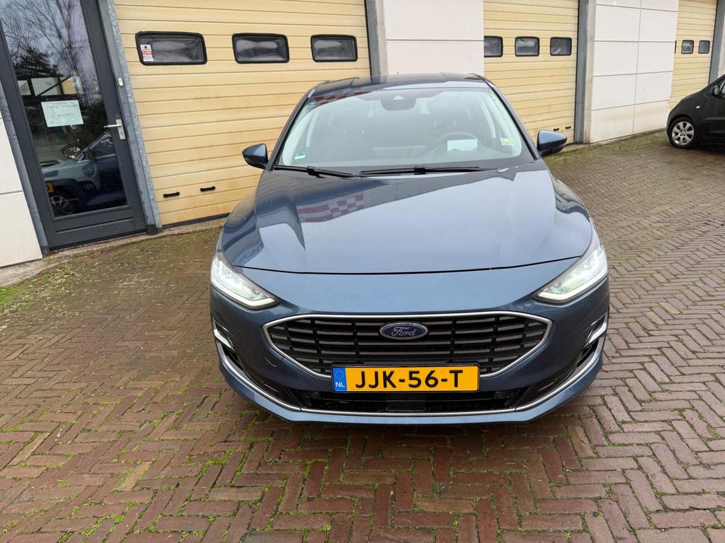 Ford FOCUS 1.0 EcoBoost Hybrid Titanium Vignale, Auto's, Ford, 125 pk, Gebruikt, Blauw, Adaptive Cruise Control