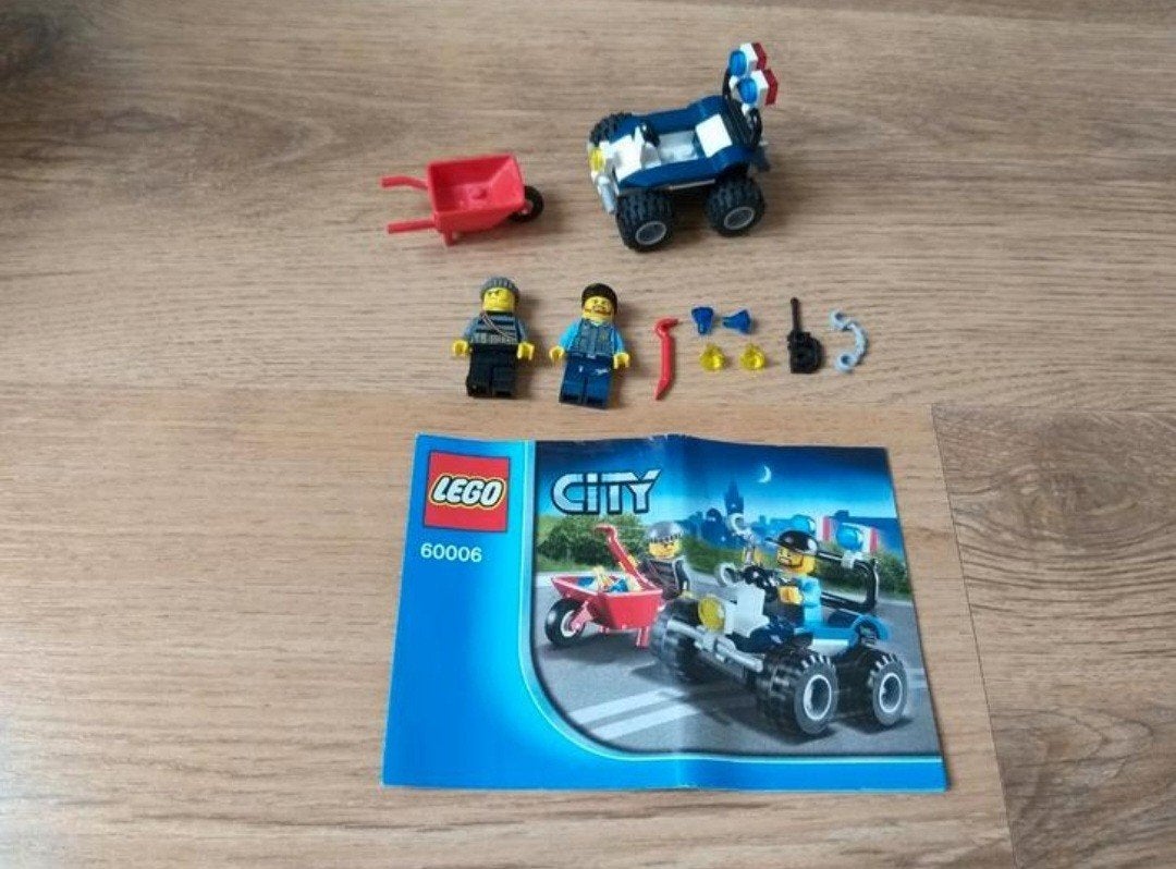 lego 60006 politie quad, Ophalen of Verzenden, Gebruikt