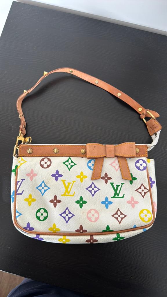 Louis vuitton pochette accessoires multicolore, Ophalen of Verzenden, Nieuw, Bruin, Schoudertasje
