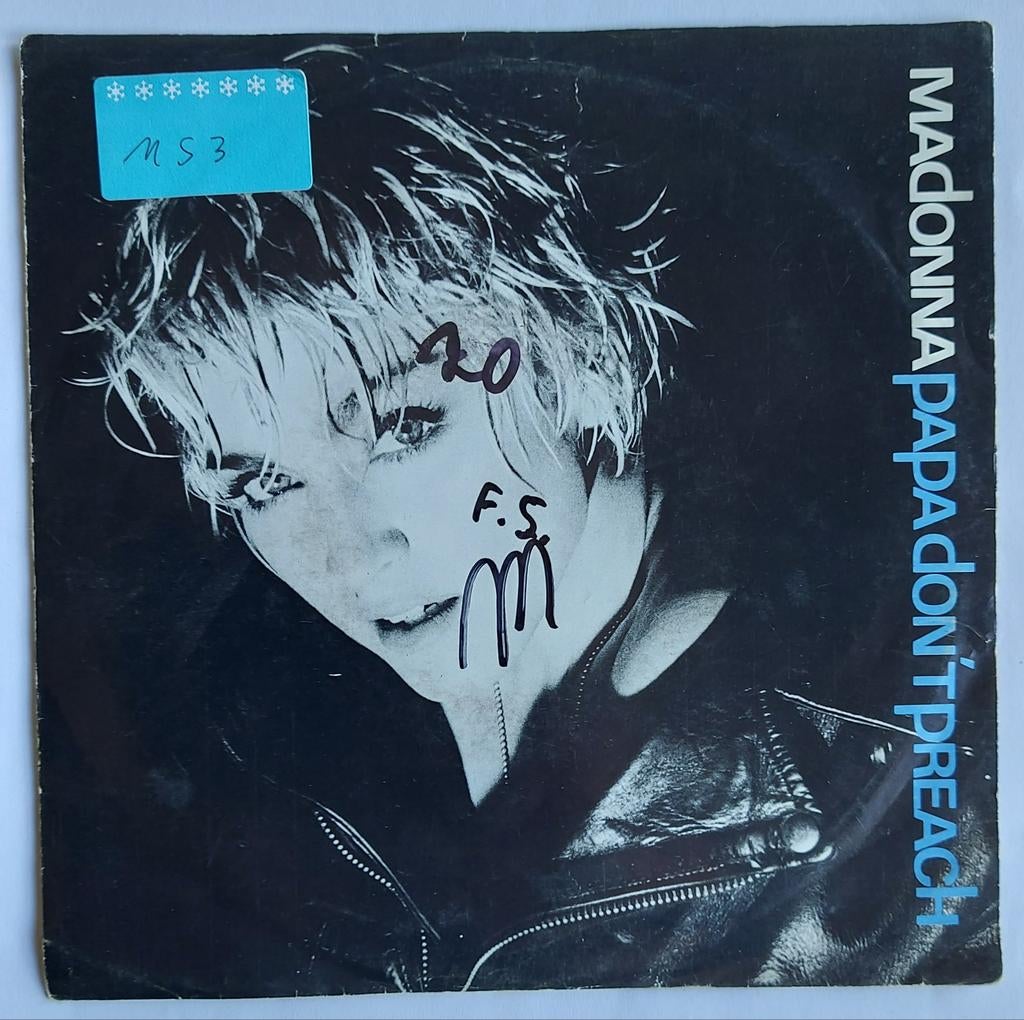 Madonna - Papa don't preach, Ophalen of Verzenden, Gebruikt, 10 inch