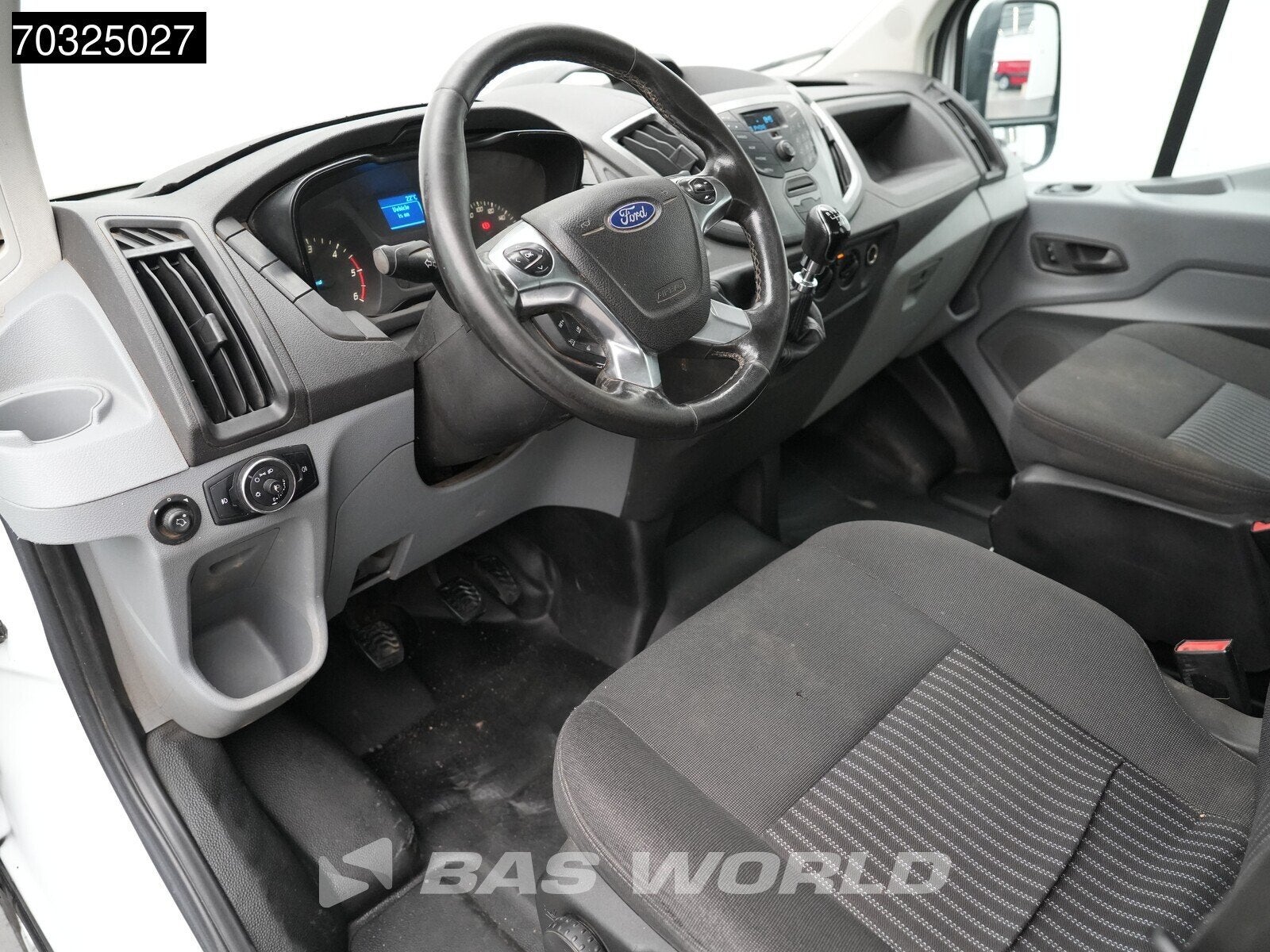 Ford Transit 130pk Dubbel Cabine Kipper Trekhaak Airco Cruis, Stof, Euro 6, 4 cilinders, 2000 kg