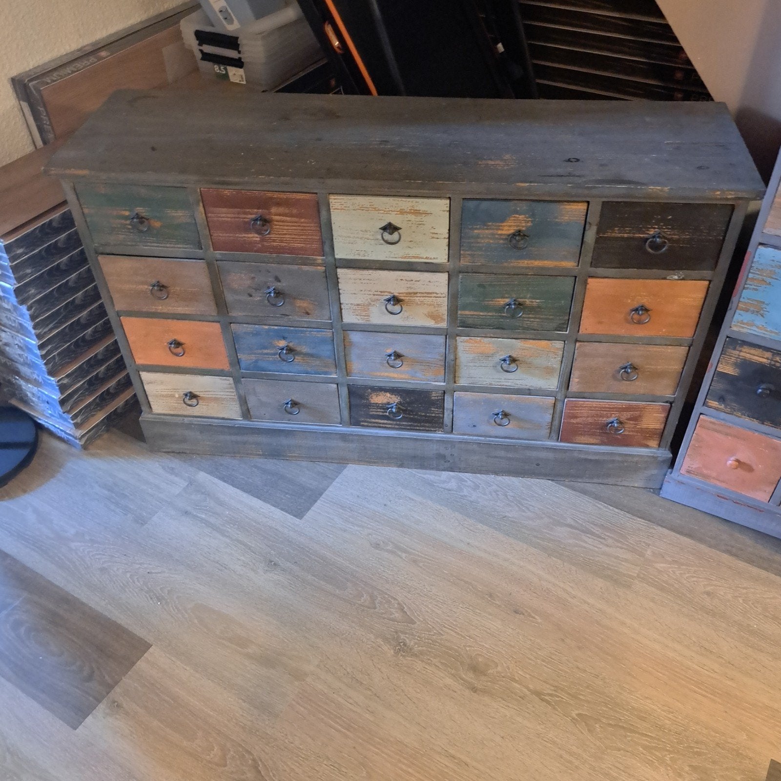 Leuke kastjes, Huis en Inrichting, Kasten | Ladekasten, 5 laden of meer, Ophalen, Zo goed als nieuw, 25 tot 50 cm