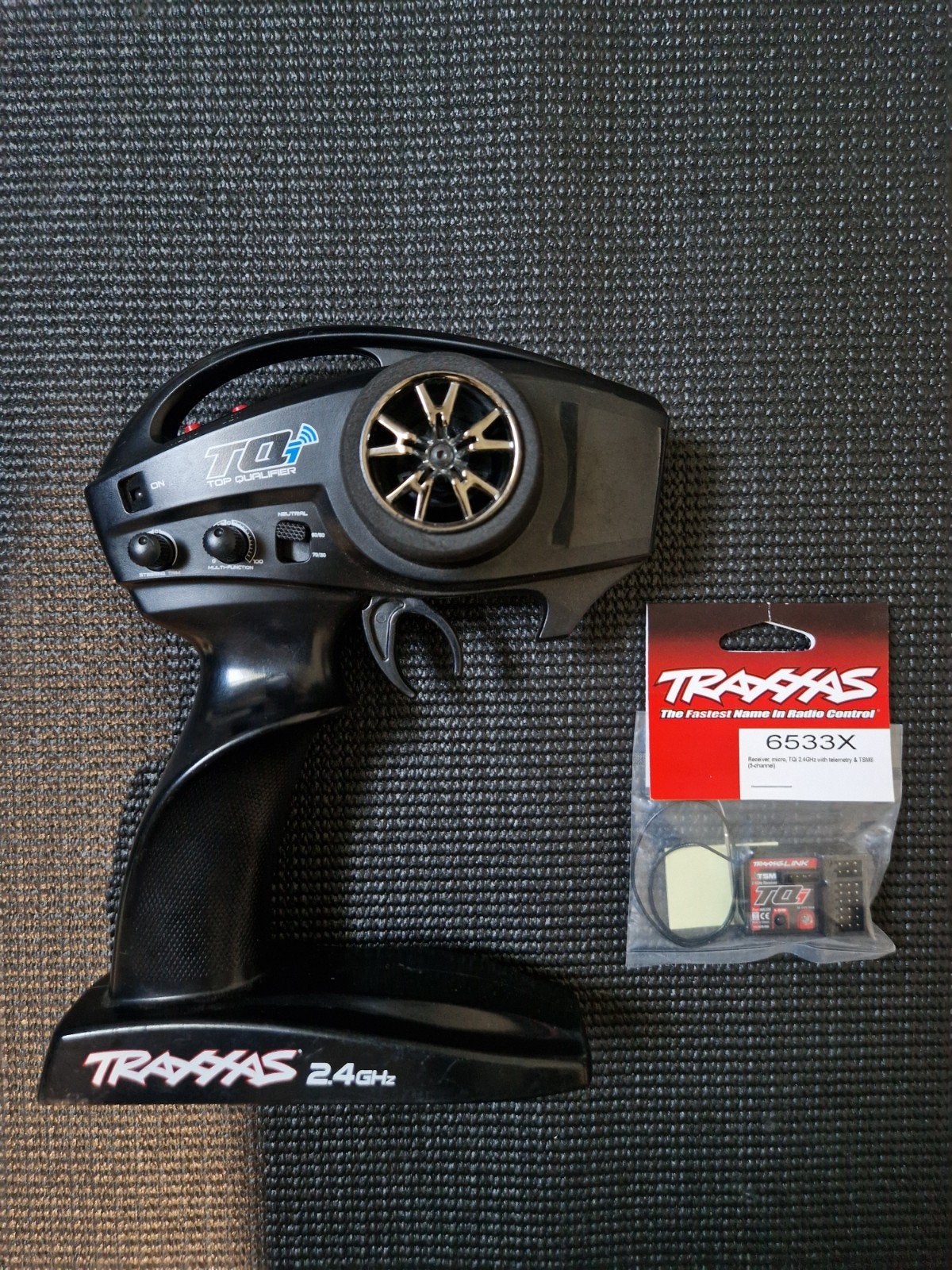 Traxxas tqi zender + nieuwe traxxas tqi tsm ontvanger, Ophalen of Verzenden, Gebruikt
