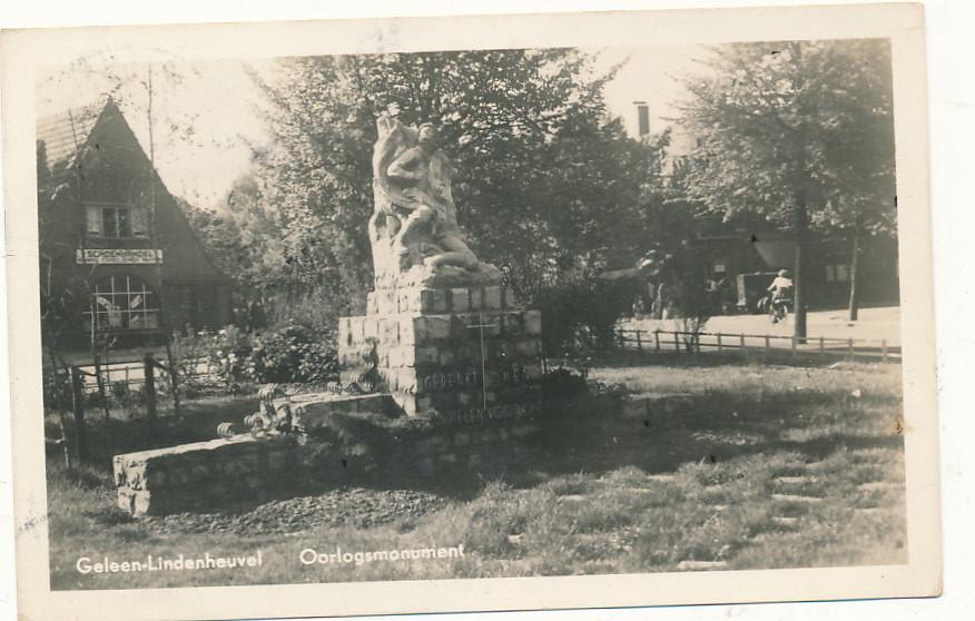 11056 Geleen Lindenheuvel Oorlogsmonument, Ophalen of Verzenden, 1940 tot 1960, Limburg