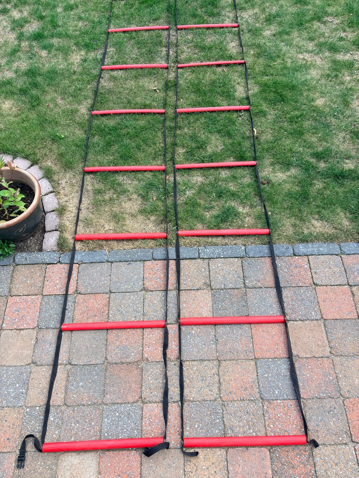 Agility Ladder Set - Conditie en Coördinatie Training, Ophalen of Verzenden, Gebruikt