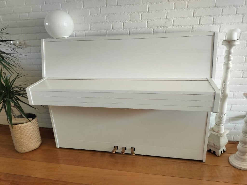 Rippen Piano, Ophalen, Gebruikt, Wit, Piano