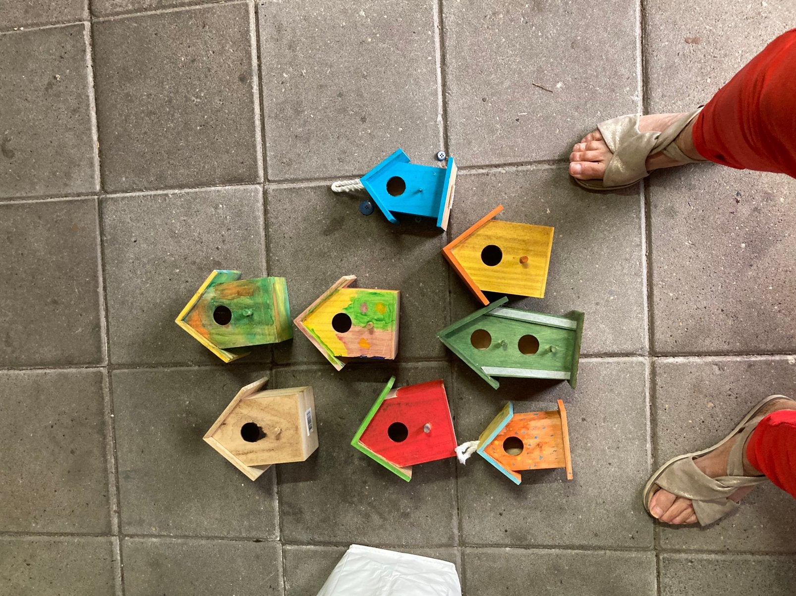 Houten vogelhuisjes, Tuin en Terras, Schuttingen, Ophalen, Minder dan 3 meter, Hout, 1 tot 2 meter