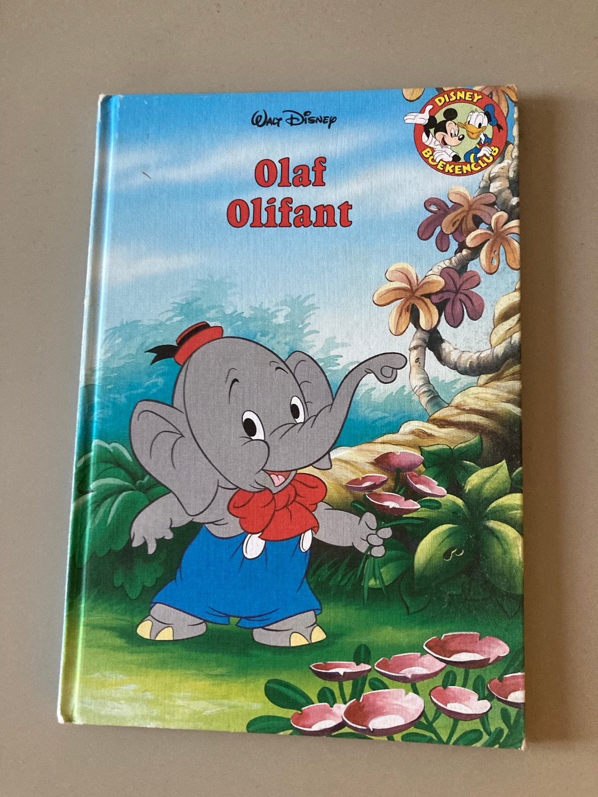 Disney Boekenclub: Olaf Olifant - Vintage Kinderboek, Ophalen, Gelezen, Fictie algemeen