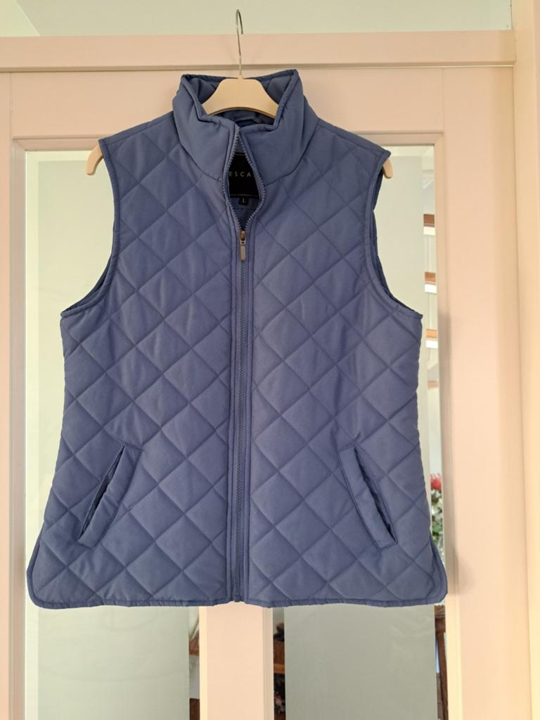 Nieuw gewatteerd vest maat L, Blauw, Maat 42/44 (L), Nieuw, Ophalen of Verzenden