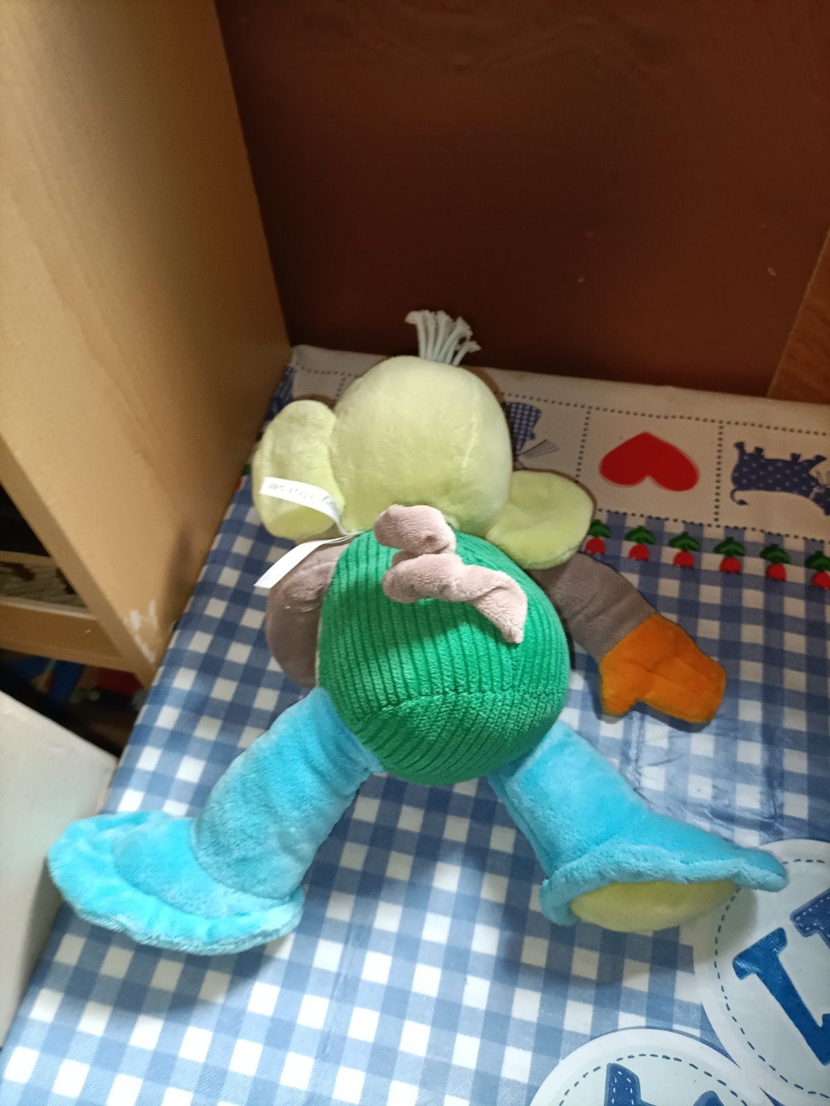 Happy Horse aap knuffel met allerlei kleuren 22 cm groot, Ophalen of Verzenden, Zo goed als nieuw, Overige typen