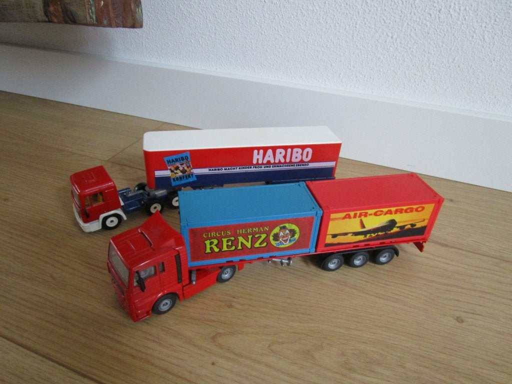 Siku MAN Circus Renz  Haribo, Ophalen, Gebruikt, Bus of Vrachtwagen, SIKU