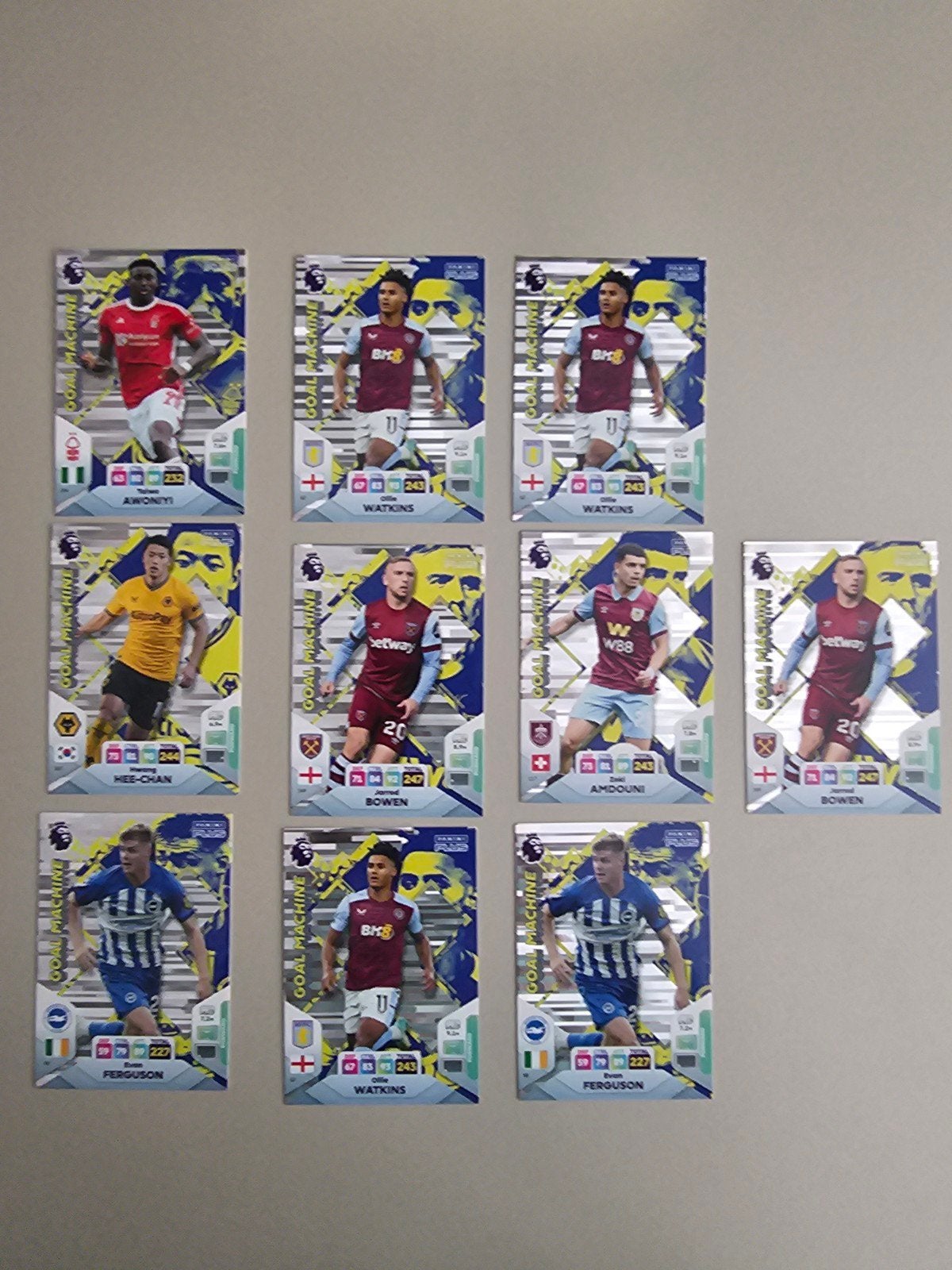 Panini Adrenalyn XL Premier League 2024 Goal Machine kaarten, Ophalen, Zo goed als nieuw, Buitenlandse clubs, Spelerskaart
