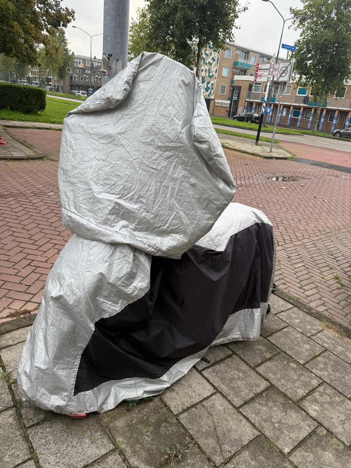 Scooterhoes met slotgat - Bescherming voor je scooter, Motoren, Ophalen of Verzenden, Zo goed als nieuw