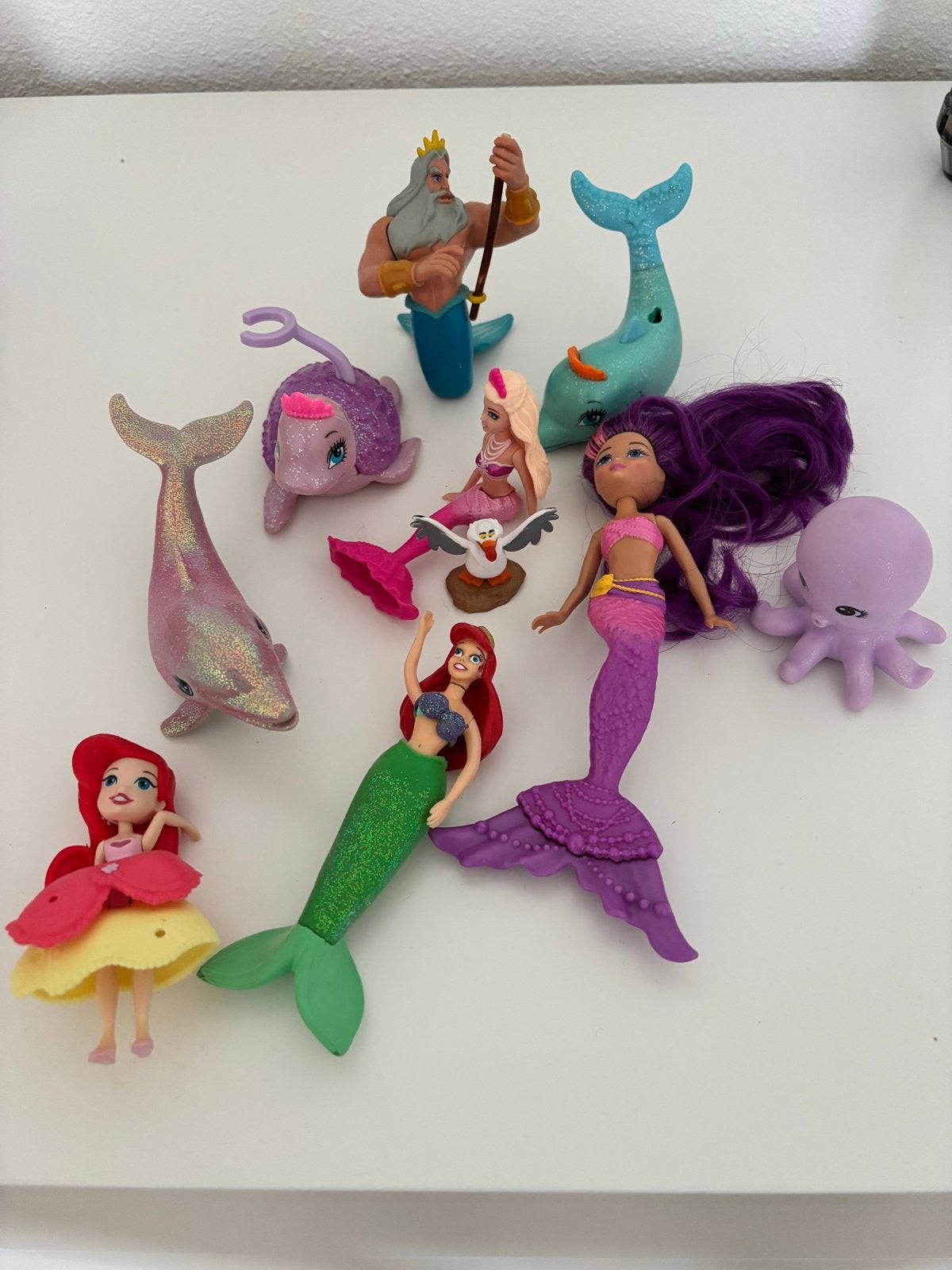 De Kleine Zeemeermin Speelset en Figuren, Ophalen, Gebruikt, Meisje