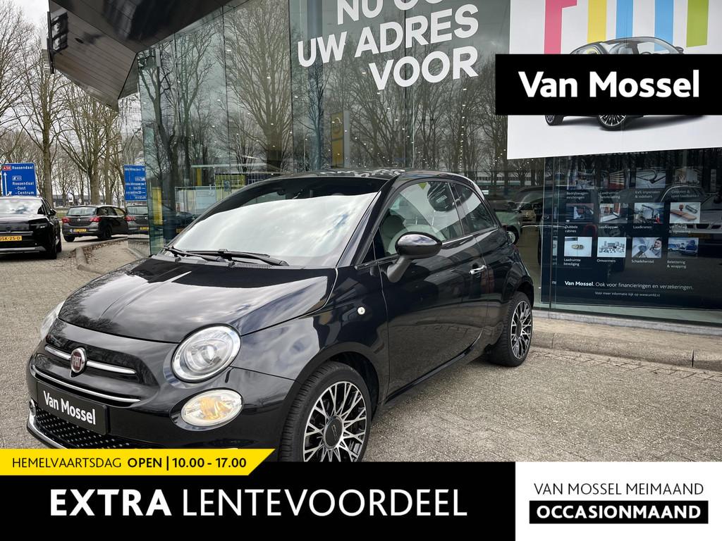 Fiat 500 1.0 Hybrid Club | Navigatie | Panoramadak | Carplay, 12 maanden, Stof, Gebruikt, Euro 6