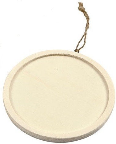 Triplex lijst rond Ø 11,2 cm dikte 8 mm met ophangkoord, Hobby en Vrije tijd, ., Overige thema's, Overige typen, Nieuw