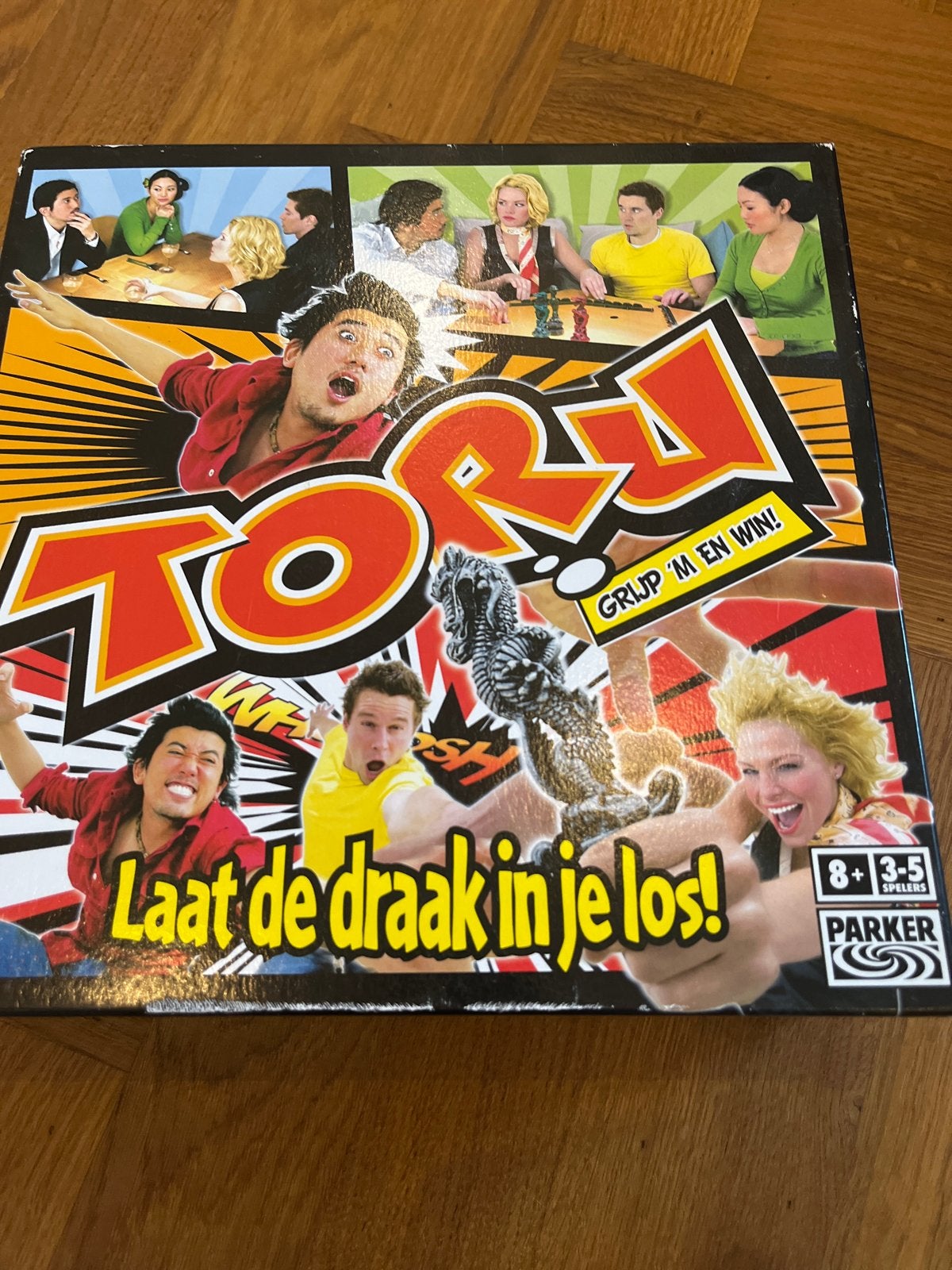 Toru: Laat de draak in je los! Bordspel van Parker, Drie of vier spelers, Ophalen of Verzenden, Gebruikt