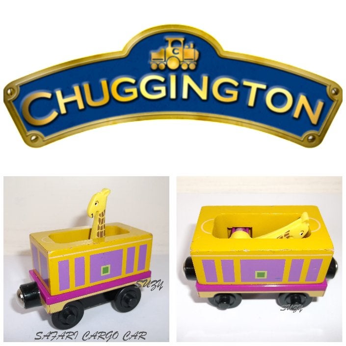 Chuggington Houten Series Safari Cargo Car, Kinderen en Baby's, Ophalen of Verzenden, Gebruikt