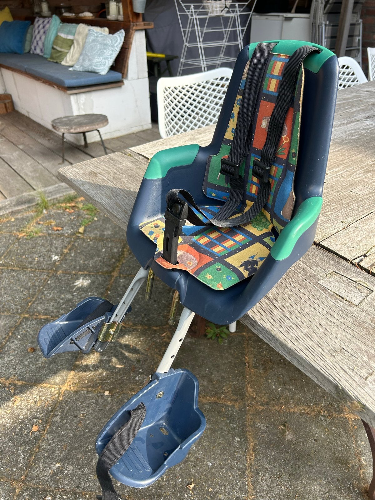 2x Bobike Fietsstoeltje met Windscherm en Voetsteuntjes, Voorzitje, Ophalen, 0 t/m 10 kg, Gebruikt