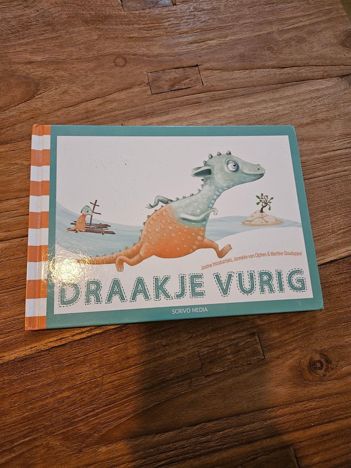 Draakje Vurig - Prentenboek voor jonge kinderen, Boeken, Ophalen of Verzenden, Zo goed als nieuw, Josina Infrabarbiolo, Janneke van Olphen & Martina Goudappel