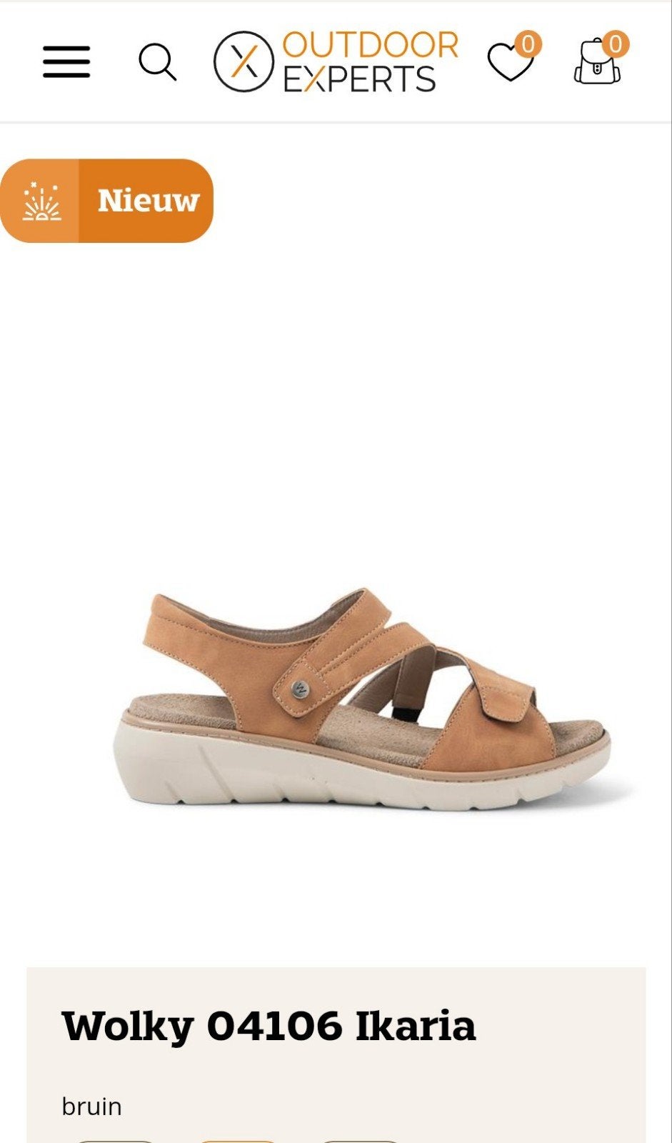 Wolky Ikaria sandalen met 41, Wolky, Bruin, Nieuw, Sandalen of Muiltjes