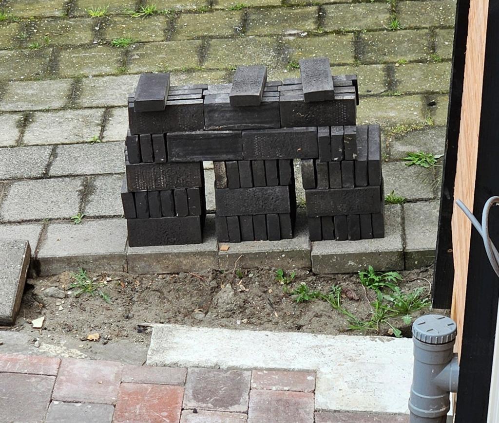 Gratis metselstenen ca 90, Ophalen, Bakstenen