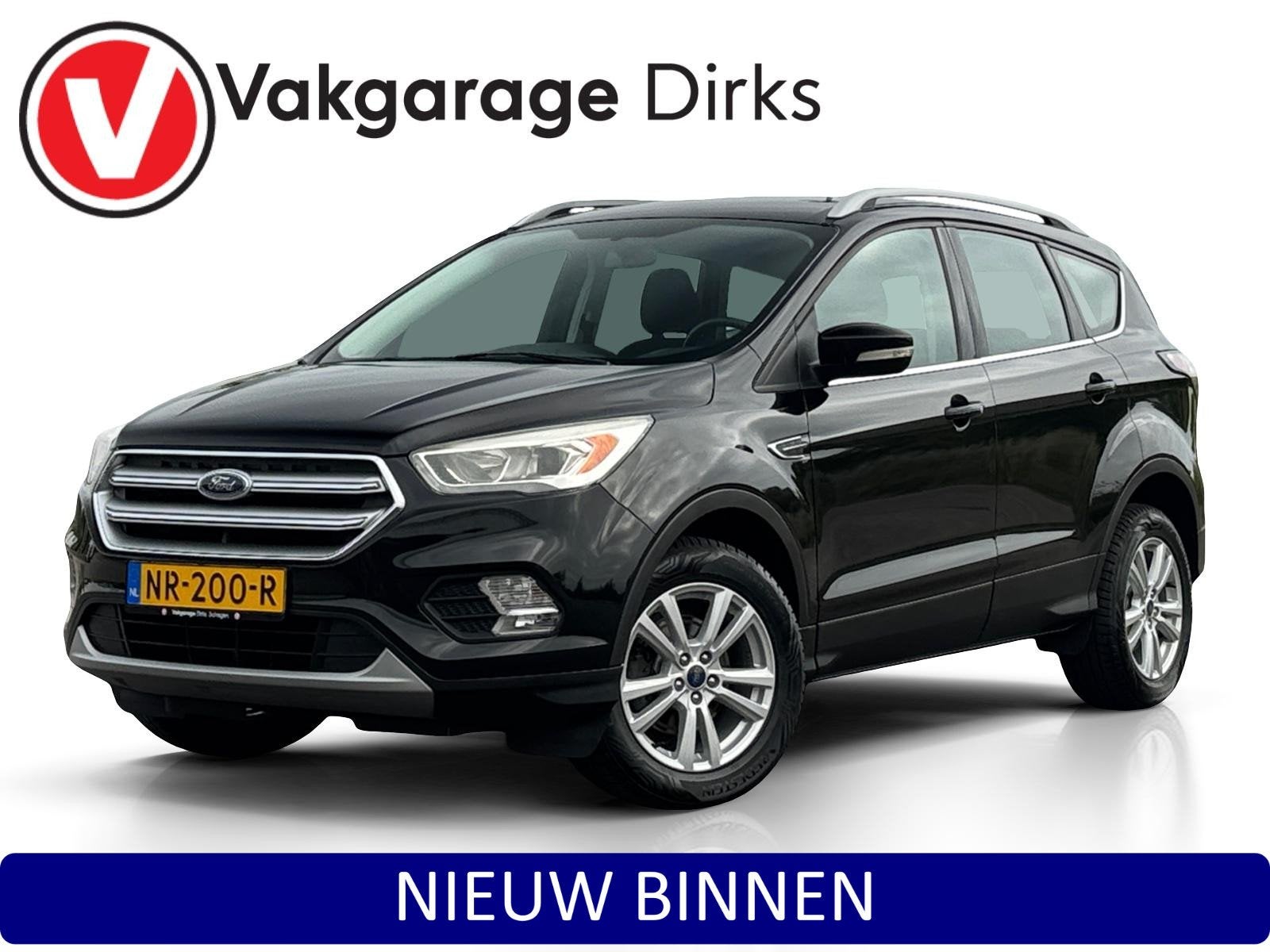 Ford Kuga 1.5 Ultimate ✅ Navi ✅ CarPlay ✅ Trekhaak, Stof, Euro 6, 4 cilinders, Zwart