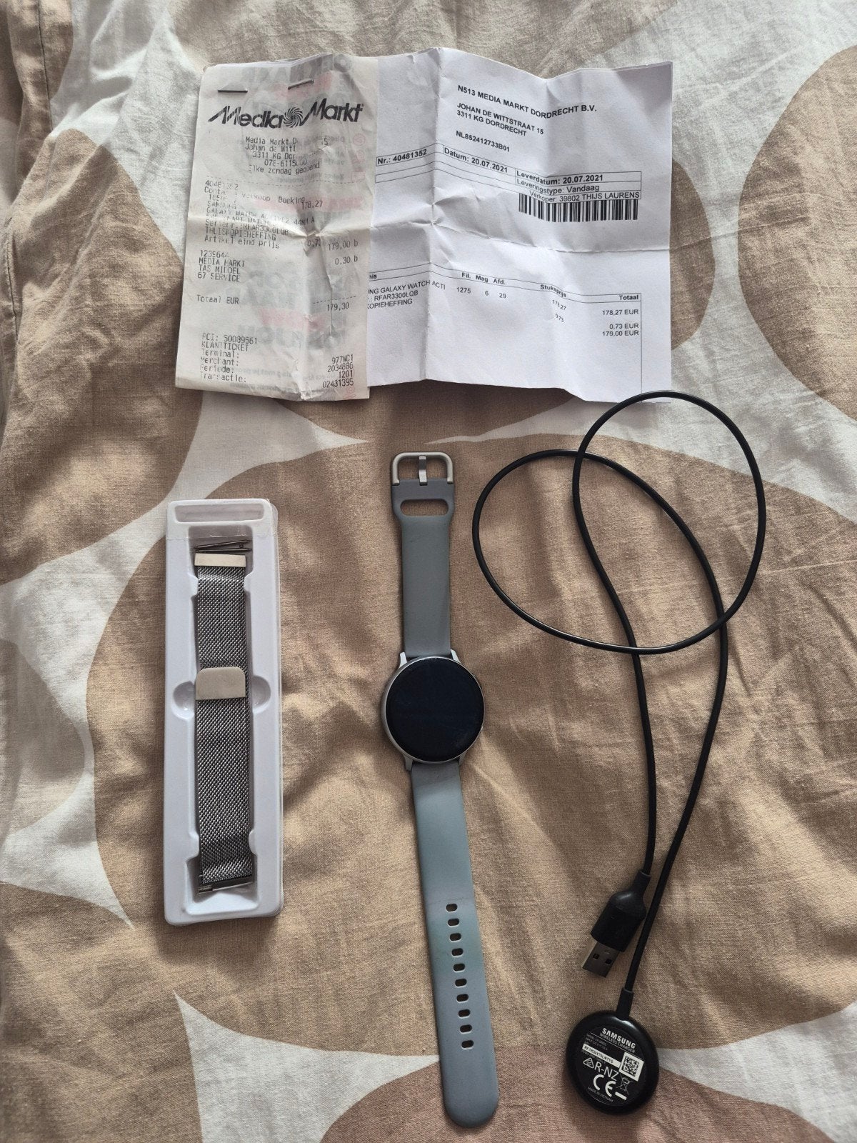 samsung galaxy watch active 2, Ophalen, Gebruikt, Zwart, Android