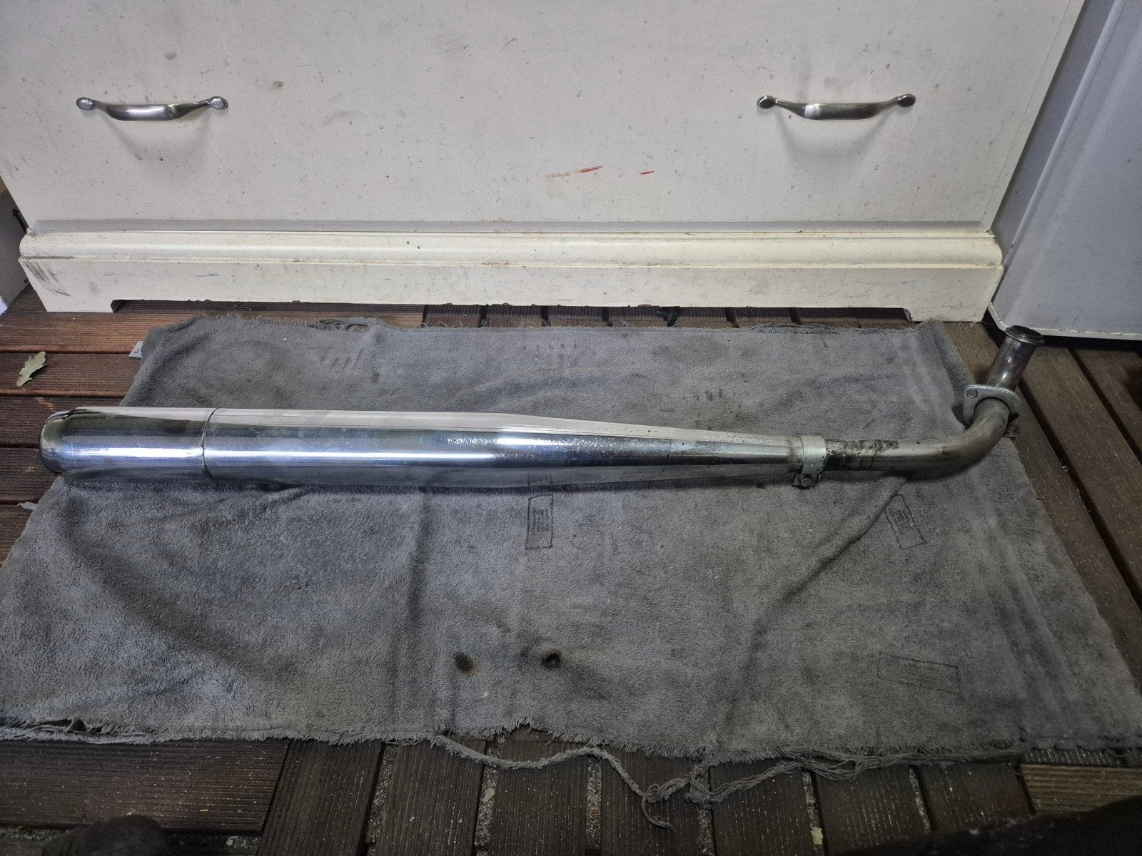 Gebruikte 28 mm uitlaat kreidler