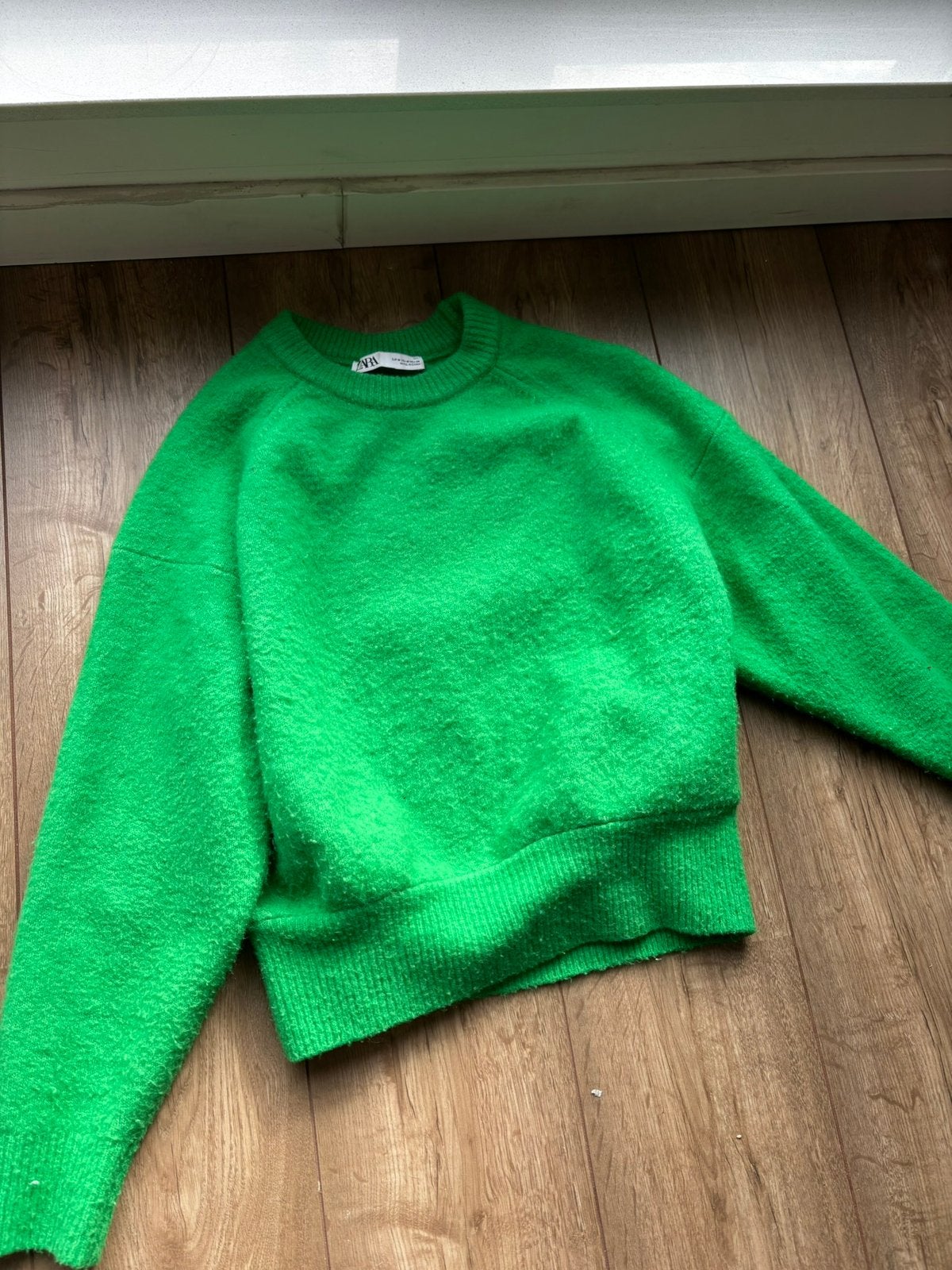 Zara appeltjes groene heerlijke leuke trui S, Ophalen of Verzenden, Zo goed als nieuw, Maat 38/40 (M), Groen