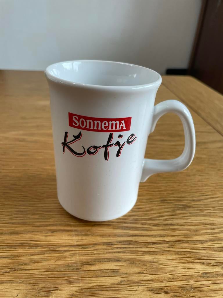 Sonnnema Koffie kopje - Wit, keramiek, Ophalen, Gebruikt, Keramiek, Overige stijlen
