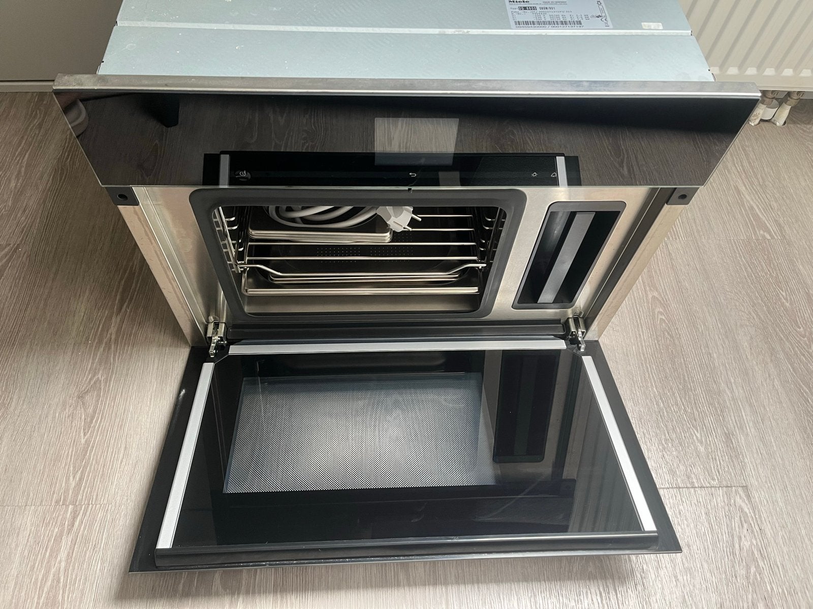 Miele Stoomoven - Zo goed als nieuw, Ophalen, 45 tot 50 cm, 60 cm of meer, Inbouw