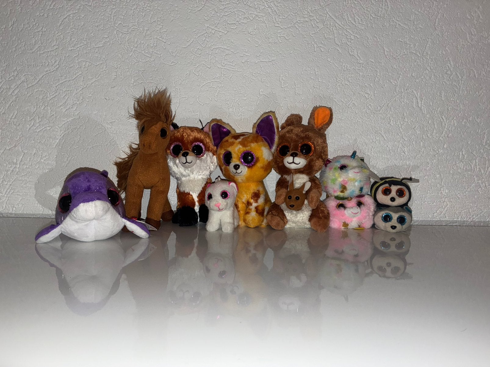 Knuffels ty, Kinderen en Baby's, Speelgoed | Knuffels en Pluche, Ophalen, Overige typen, Zo goed als nieuw, Meerkleurig
