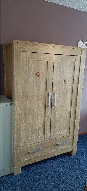 TWF babykamer: commode en kledingkast, Kinderen en Baby's, Kinderkamer | Commodes en Kasten, Ophalen, Gebruikt, 50 tot 70 cm, 105 cm of meer