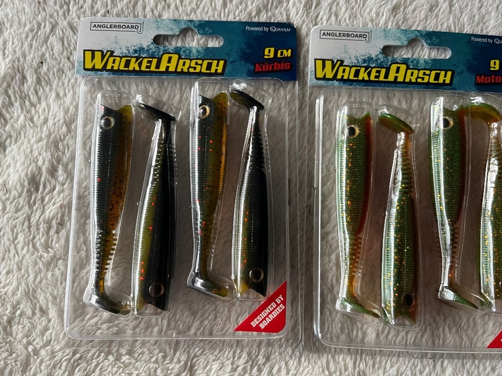 adv 397 / NIEUW mixset 3 blisters shads  9 cm QUANTUM, Watersport en Boten, Ophalen of Verzenden, Nieuw, Overige typen