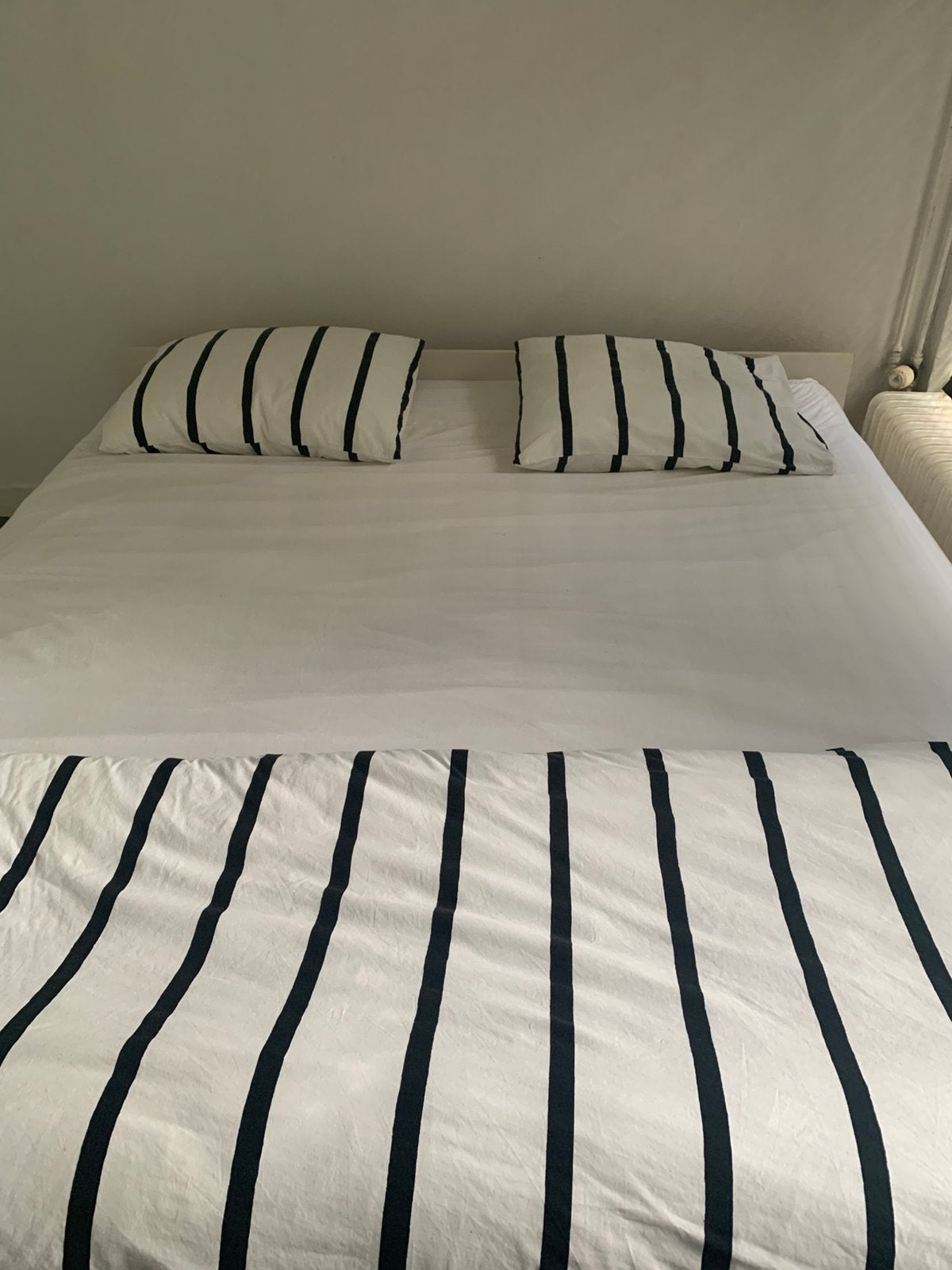 2 persoonsbed 1.80 bij 2m auping verstelbare bodem matras, Ophalen, Gebruikt, Tweepersoons, 180 cm