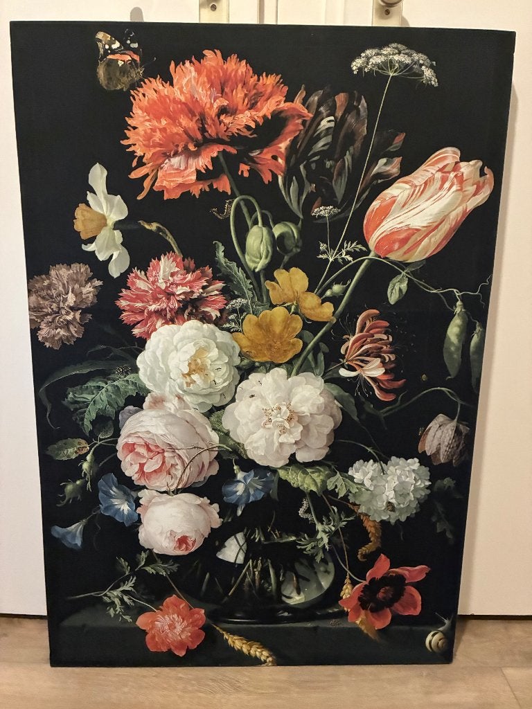 Schilderij stof 70x102 cm €20 ophalen, Ophalen, Gebruikt, Overige typen, 75 – 100